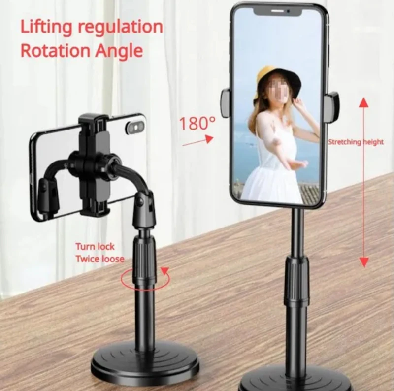 Adjustable Desktop mobile phone holder 