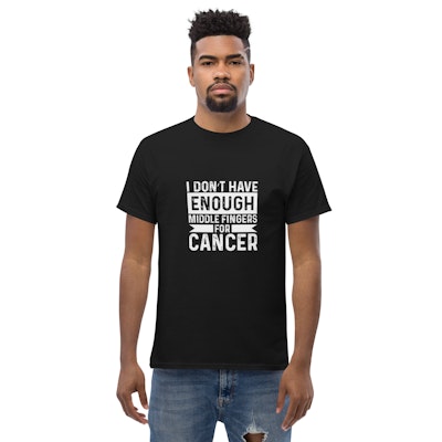 Middle Finger To Cancer T-Shirt