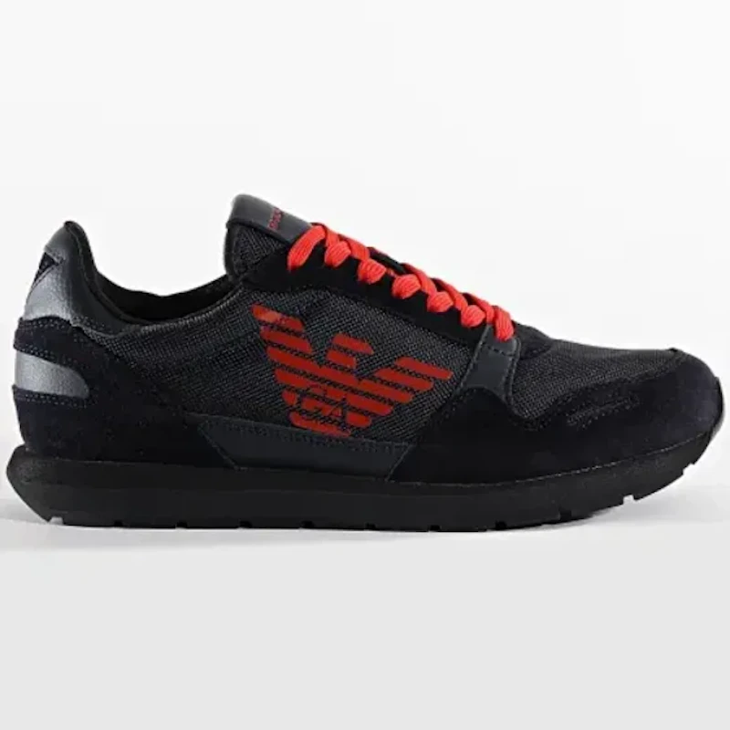 EMPORIO ARMANI - BASKETS HOMME NOIR