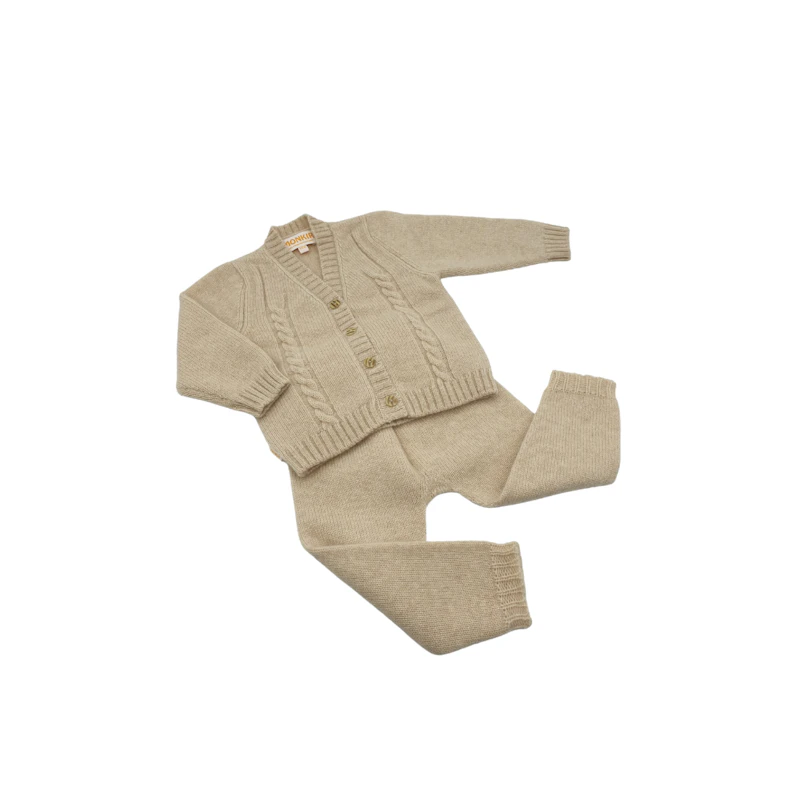 Babycardigen/Hose aus Kaschmir im Set
