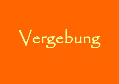 Postkarte: Vergebung