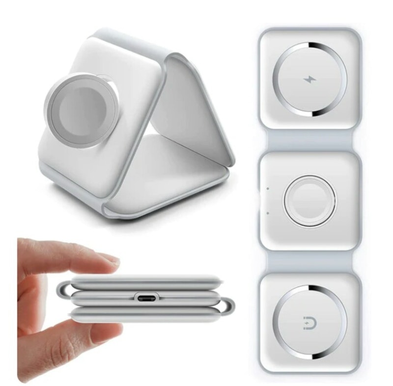 3 in 1 wireless charger pad