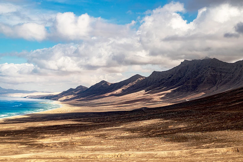 Blick auf Playa de Cofete
