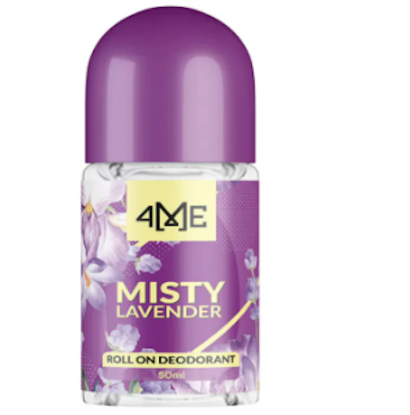 4ME Roll On Deodorant (Misty Lavender) - 50ml For Women