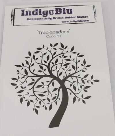 Indigo Blu A6 Stempel "Tree-mendous"