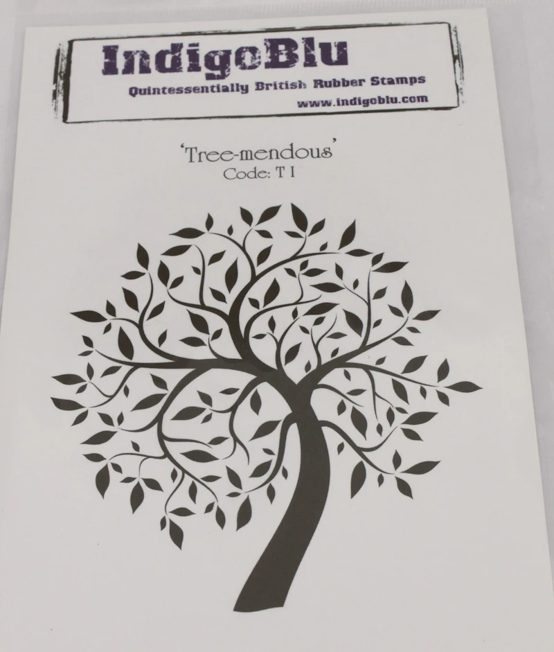 Indigo Blu A6 Stempel "Tree-mendous"