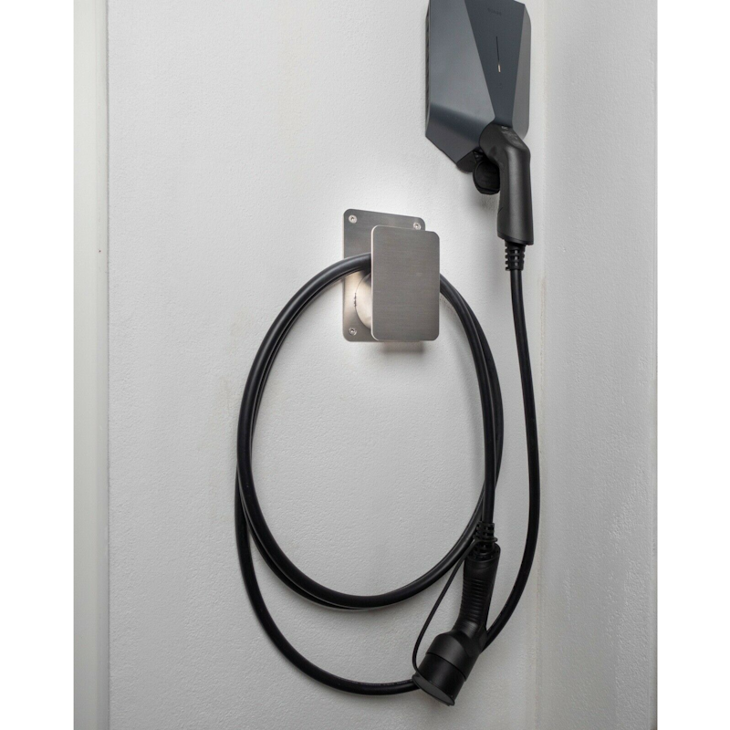 Typ 2 Wandhalterung, Halterung für Ladekabel – Wallbox Kabelhalter aus  Edelstahl