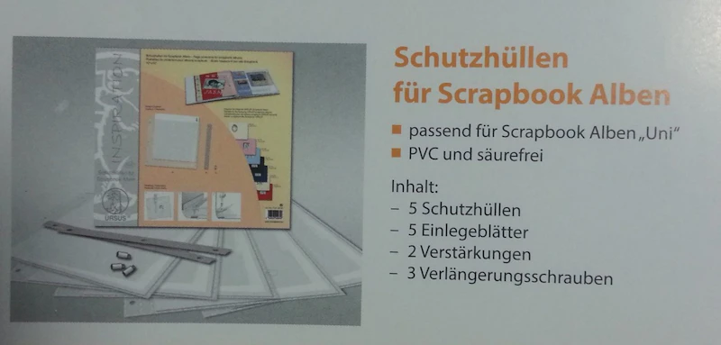 Ursus Album -  Erweiterungshüllen, 5 Stück