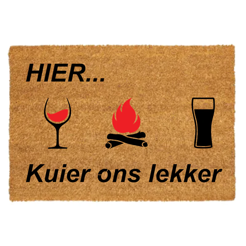 Kuier Lekker Doormat