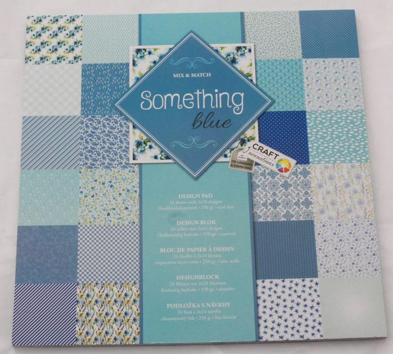 Mix & Match Scrapbook-Block "Something Blue"
