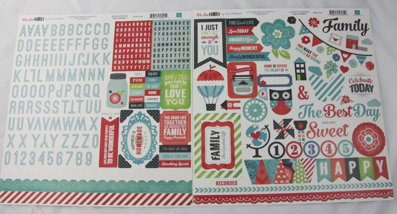 Scrapbook-Set "We are Family"