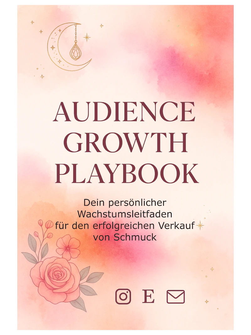Kurs PDF: Mehr Verkäufe Strategie, Wachstum für Verkauf von Schmuck, online erfolgreich verkaufen, für Schmuck Marken, Bonus, Social Media