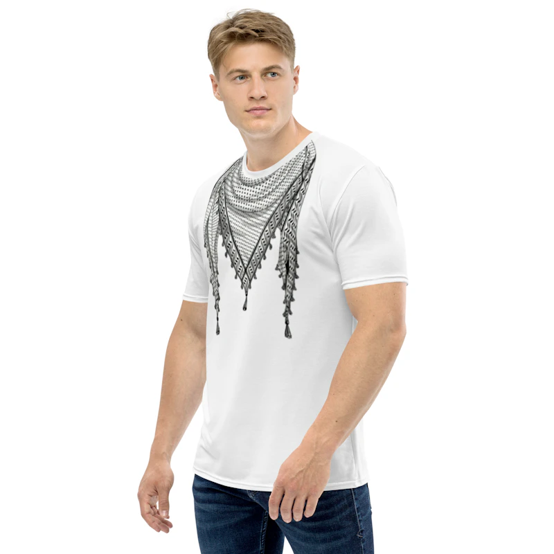 Palestine symbol keffiyeh style men