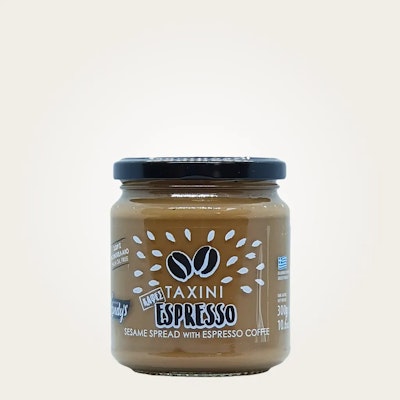 Kandylas Tahini Sesampaste mit echtem Espresso 300g