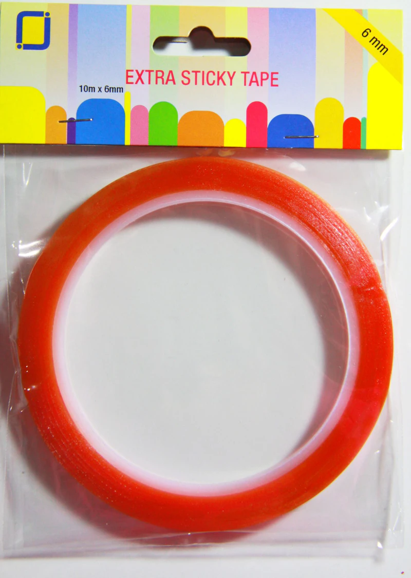 Extra Sticky Tape 6mm, 10m Klebeband