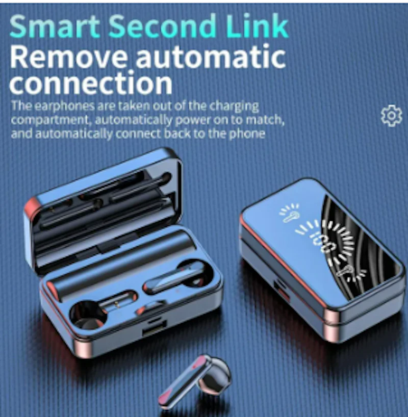 HLstar® NEW Original TWS S20 Ear buds Wireless Bluetooth Headset LED Display Screen Noise Reduction Bluetooth Earphone Touch Control HIFI Headphones