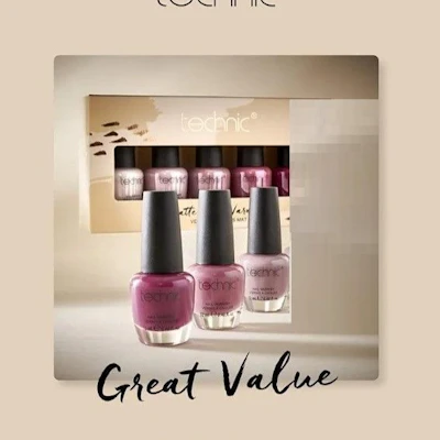 Nail Polish, Pack Of 3