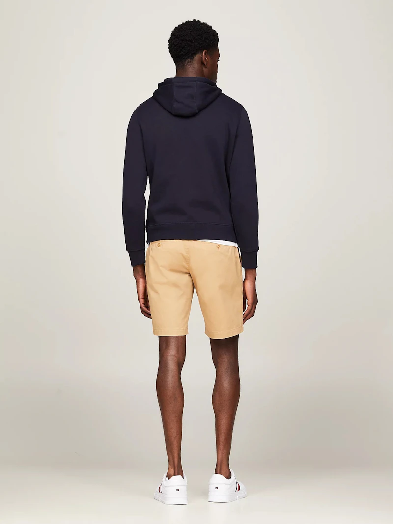 TOMMY HILFIGER - SWEAT À CAPUCHE NAVY LOGO BRODÉ