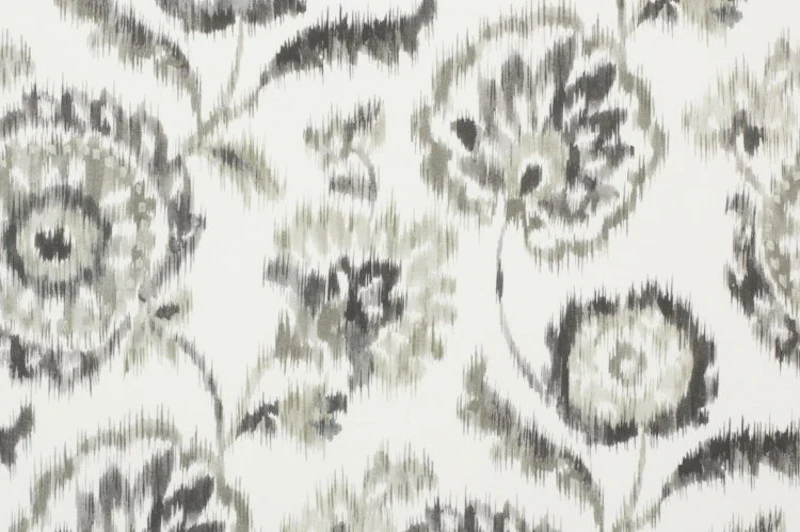 Curtain fabrics - Batik, with flowers print, length - 2,80 m.