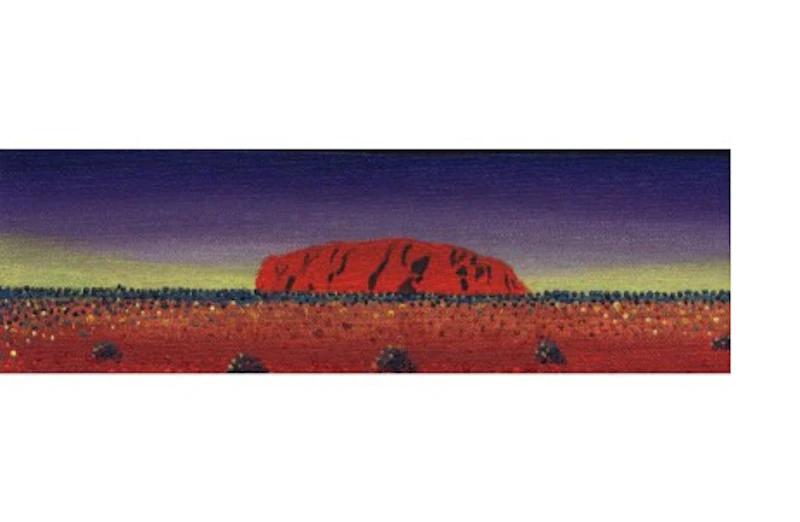 Painting - Uluru - at sunset