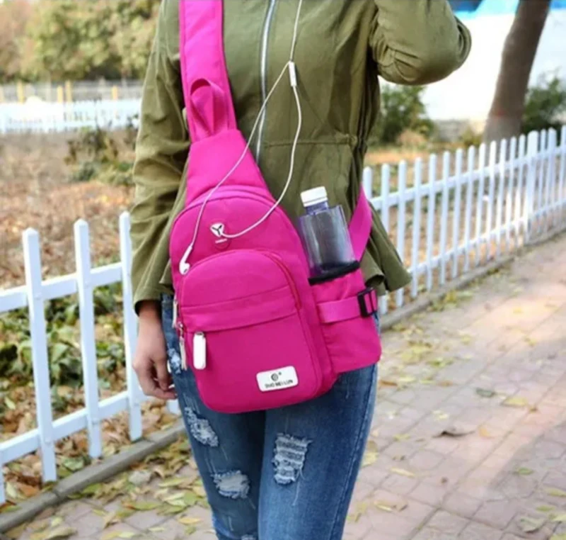 Crossbody waterproof bag shoulder chest bag