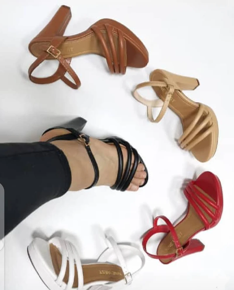 Classic ladies Shoe- Black, Gold, Wine - Size: 37-43