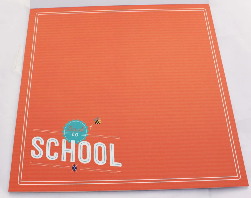 Scrapbook-Block "Schule"