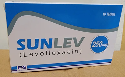 Sunlev 250mg tablet (Levofloxacin)