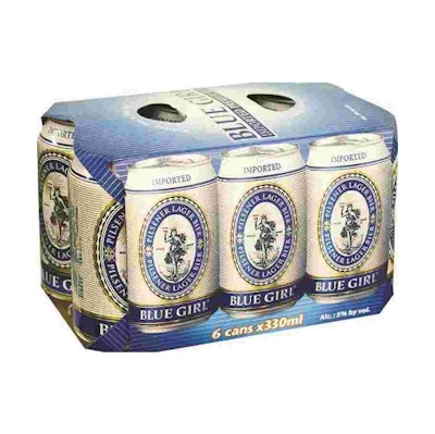 Blue Girl Beer 6 cans (San Mui)