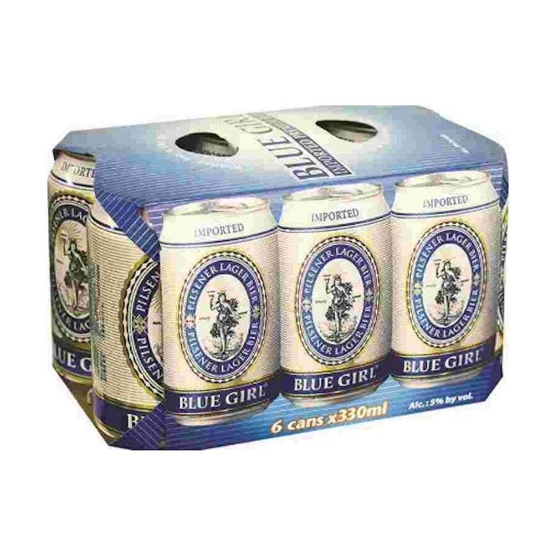 Blue Girl Beer 6 cans (San Mui)