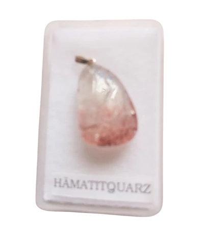 Edelsteinanhänger Hämatitquarz