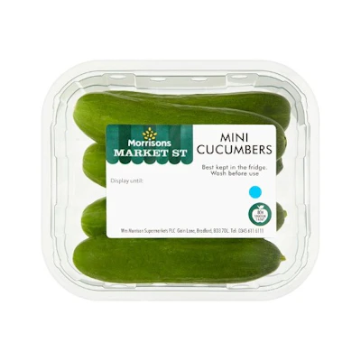 Morrisons Mini Cucumbers 200g