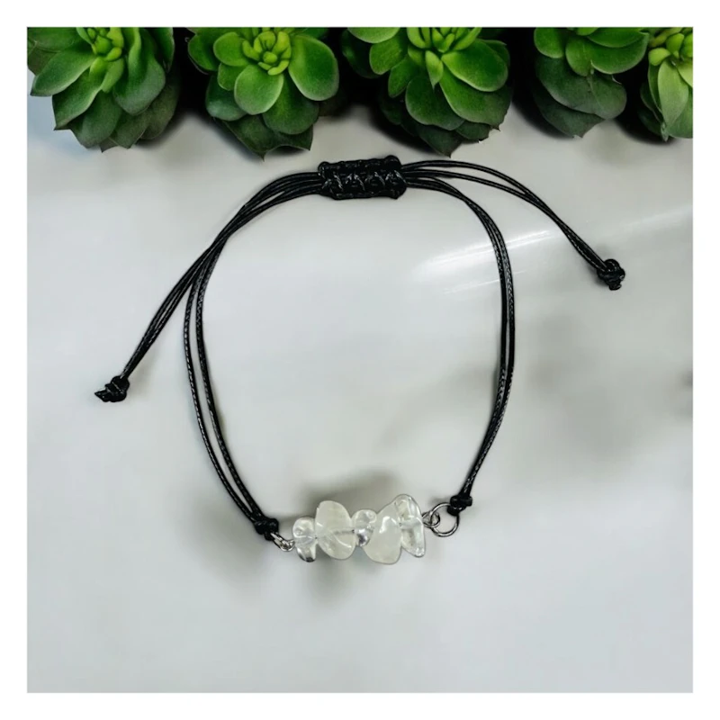 Kordel-Armband "Bergkristall"