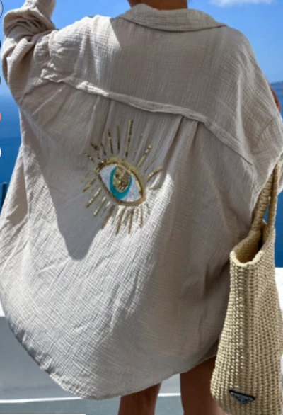 Musselin Bluse IBIZA