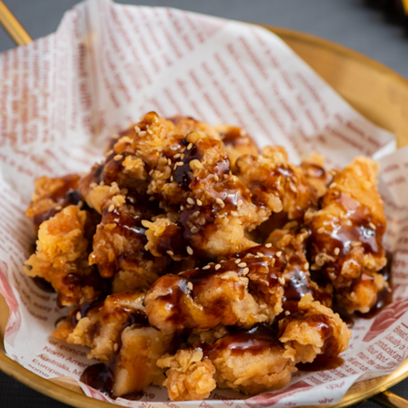 Fried Boneless Chicken with Garlic Sauce (King's Chicken)