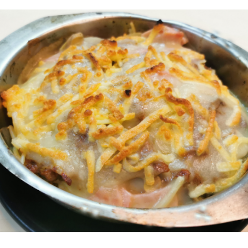 Baked Tuna Fish with Cheese and Rice ( Lam Kei )