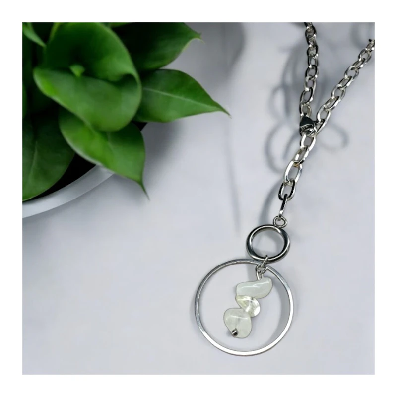Y-Kette "Ylena" mit Bergkristall