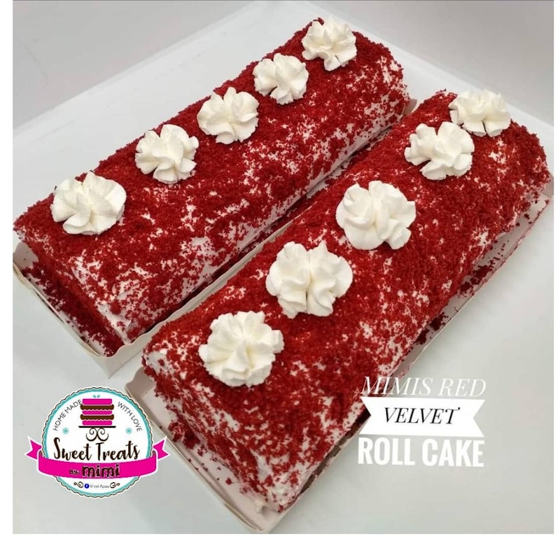 RED VELVET ROLL CAKE ala Red Ribbon ( Order it before 3 days for preparation by mimi )