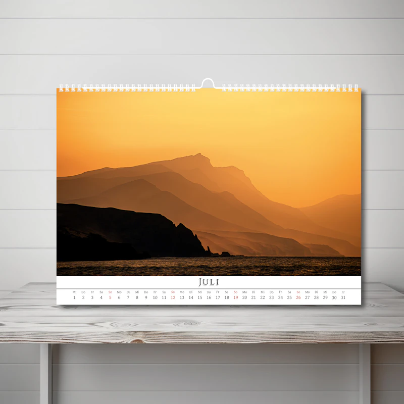 DIN A3 Wandkalender Fuerteventura 2026
