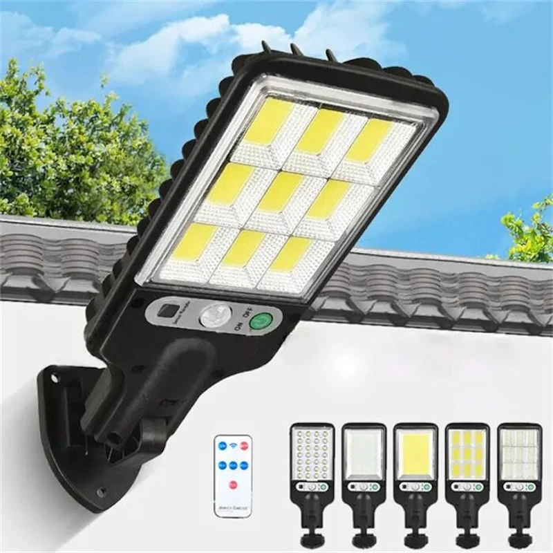 LED Solar Street Lights Waterproof + Remote Control