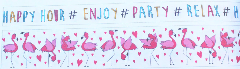 Masking Tape "Flamingo Party"