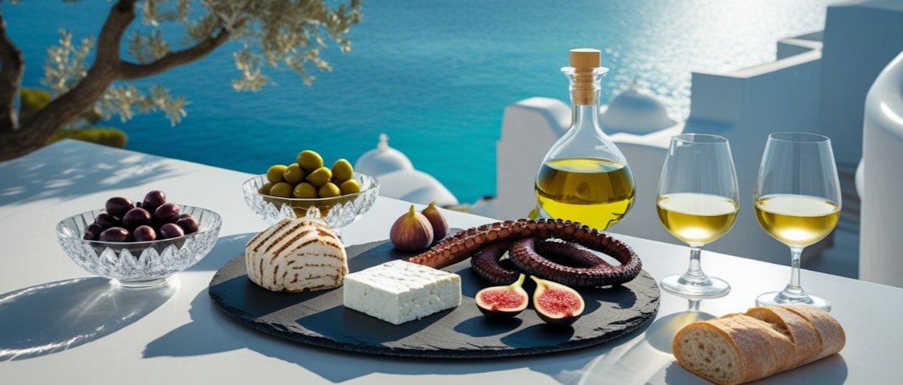 Griechische Feinkost und Delikatessen