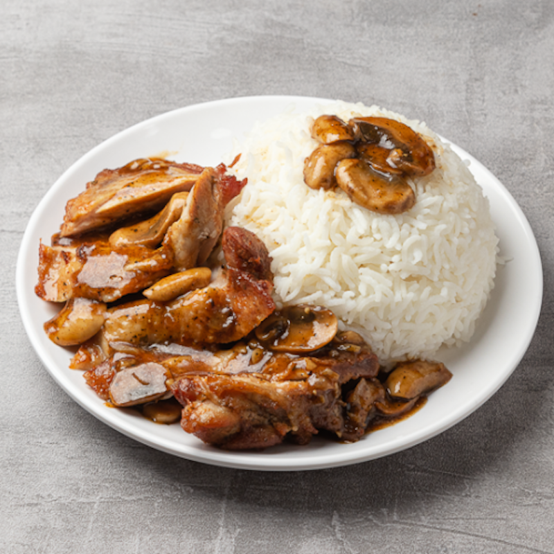 KFB Spicy Chicken Steak Mushroom Rice (廣福祥3秋閩)