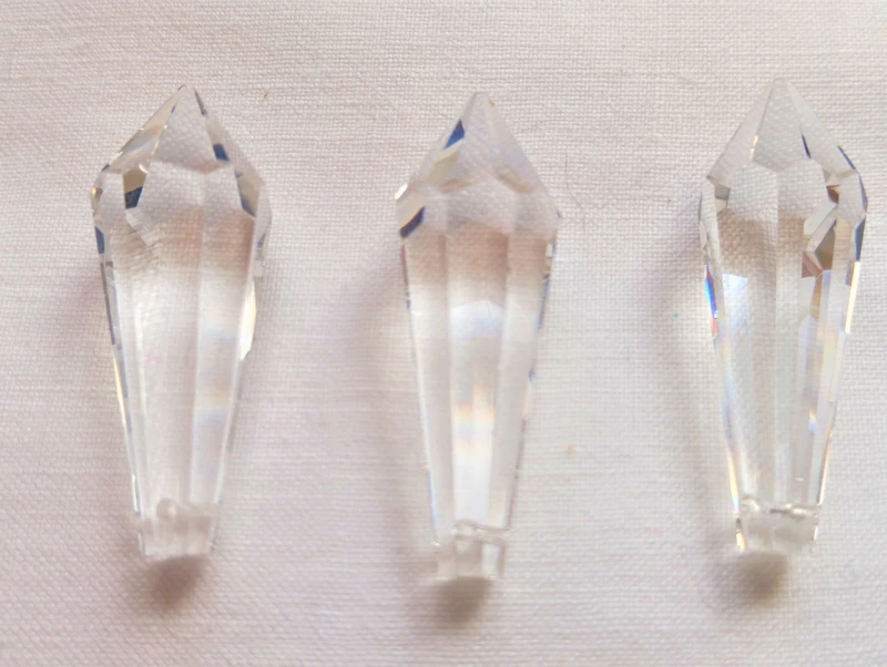Kristallzapfen weiss/transparent