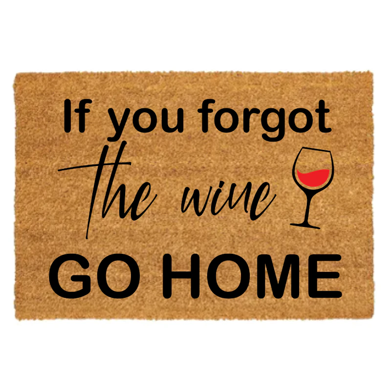 If you forgot the Wine Doormat