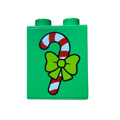 Motivstein Zuckerstange 1x2 Noppen 