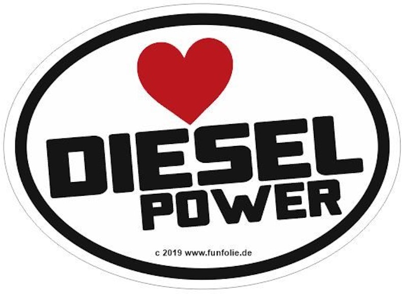 Aufkleber Diesel Power