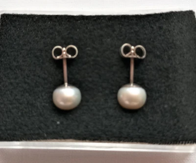 Süsswasser Zuchtperlen Ohrringe Einzelstück