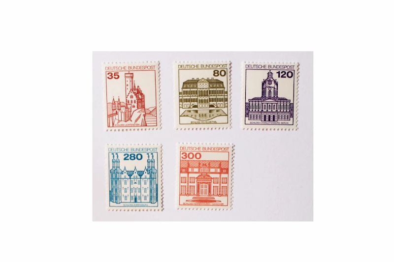 Robbert´s Briefmarken Bund Burgen und Schlößer 1982, 5 Werte postfrisch