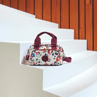 CRINKLE Printed Mini Tote Hand Bag